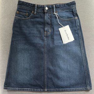 Acne Studios Blå Konst mid-length skirt